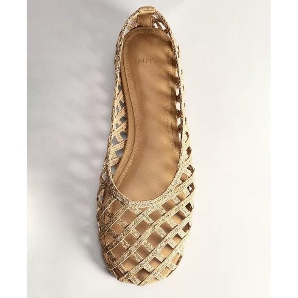 mango NATURAL FIBER BALLET FLATS - Picture 3 of 11